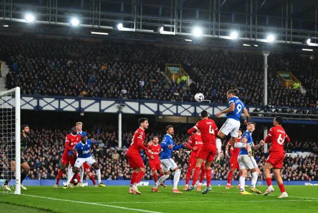 Dominic Calvert-Lewin scores against Liverpool