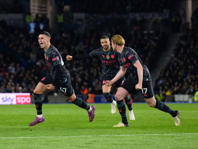 Manchester City celebrate