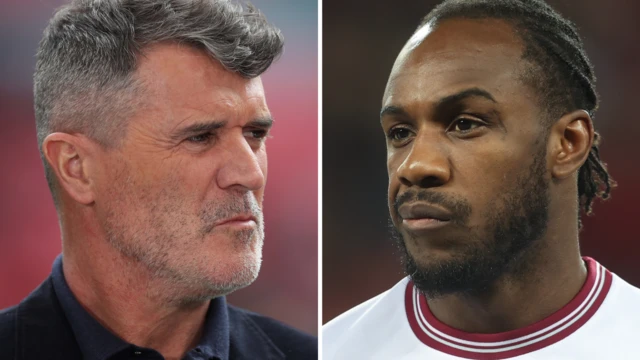 Roy Keane and Michail Antonio