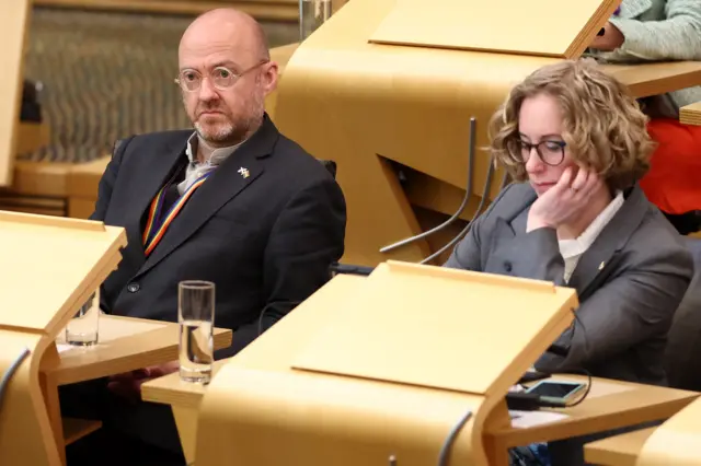 Patrick Harvie and Lorna Slater