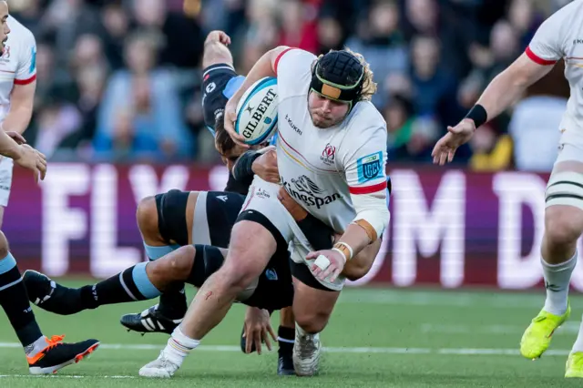 Scott Wilson in action for Ulster