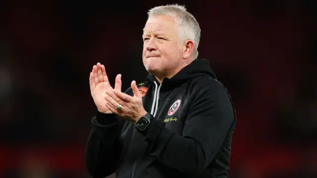 Chris Wilder applauds fans