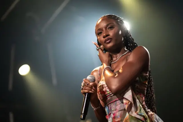 Ayra Starr performs during the 57th Montreux Jazz Festival in Montreux on July 4, 2023.