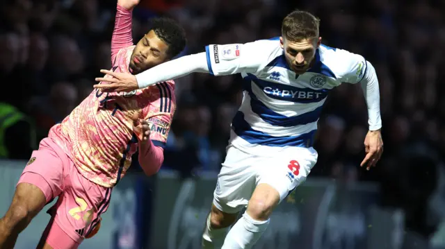 QPR v Leeds match action