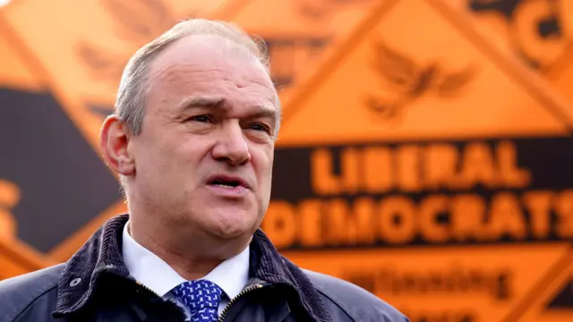 Lib Dem leader Sir Ed Davey