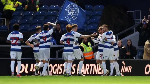 QPR celebrate scoring