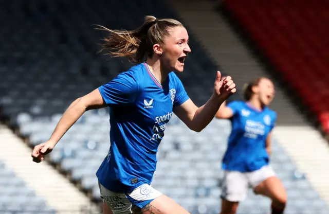 Chelsea Cornet celebrating