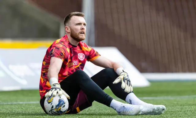 Goalkeeper Zander Clark returns for Hearts today