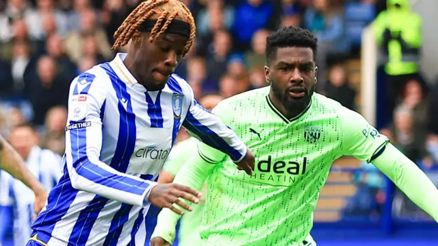 Sheffield Wednesday v West Brom match action