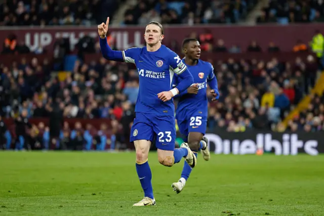 Conor Gallagher of Chelsea celebrates