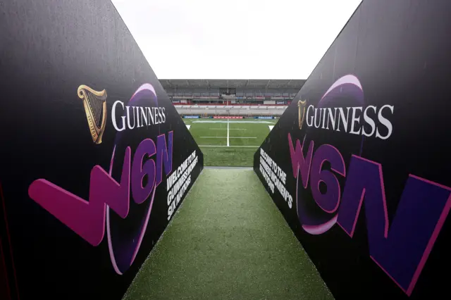 Kingspan Stadium before Ireland v Scotland in the Women's Six Nations