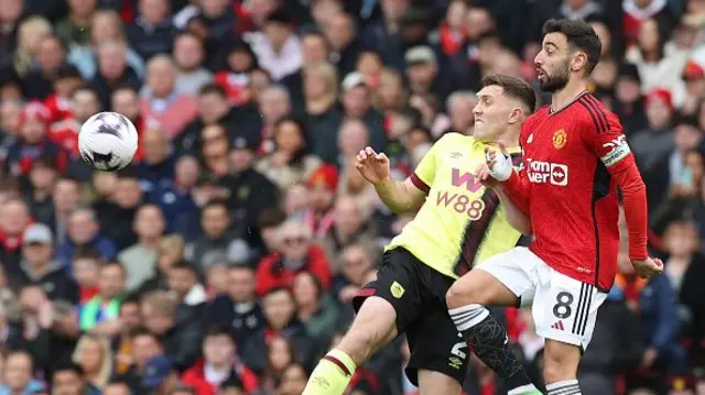 Bruno Fernandes of Manchester United in action