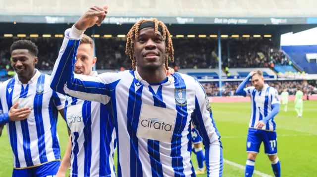 Ike Ugbo celebrates scoring