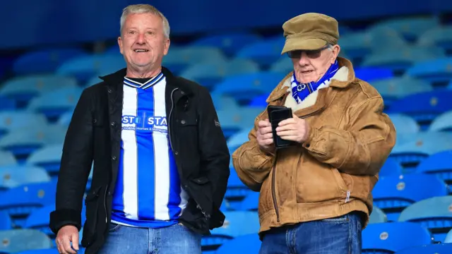 Sheffield Wednesday fans in the stands