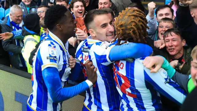 Sheffield Wednesday celebrate scoring