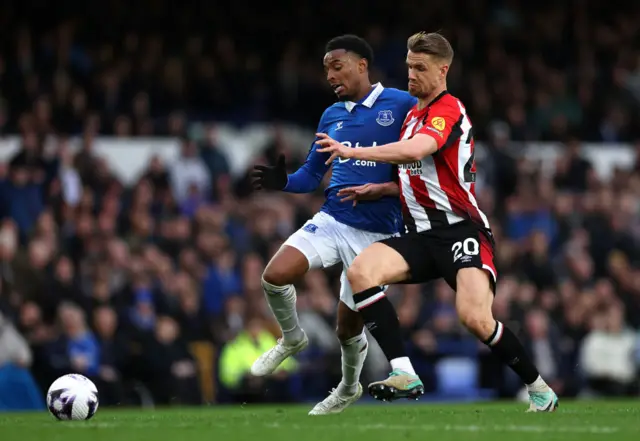 Chermiti and Ajer square off for the ball