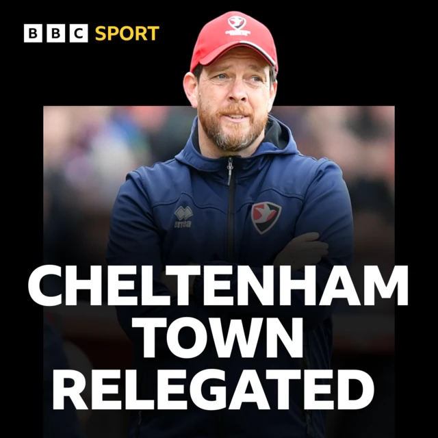 cheltenham town relegated