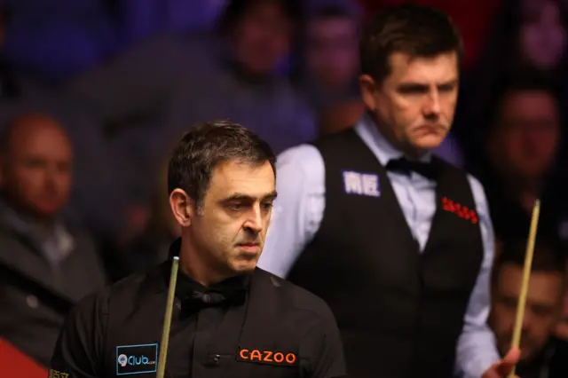 Ronnie O'Sullivan and Ryan Day