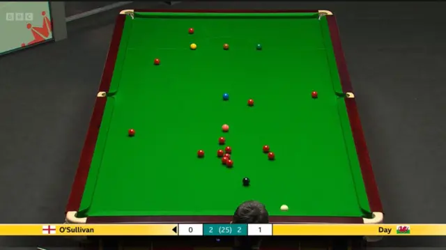 Ronnie O'Sullivan in action