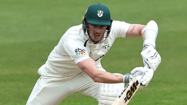 Adam Hose batting for Worcestershire