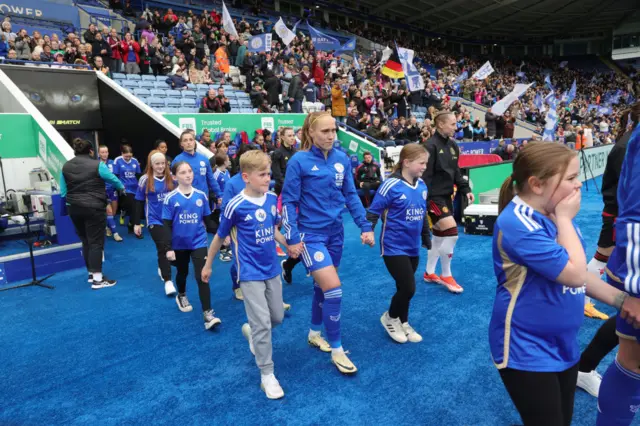 Leicester walk out