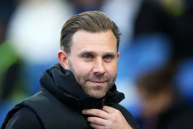 Close-up photo of Brighton manager Mikey Harris