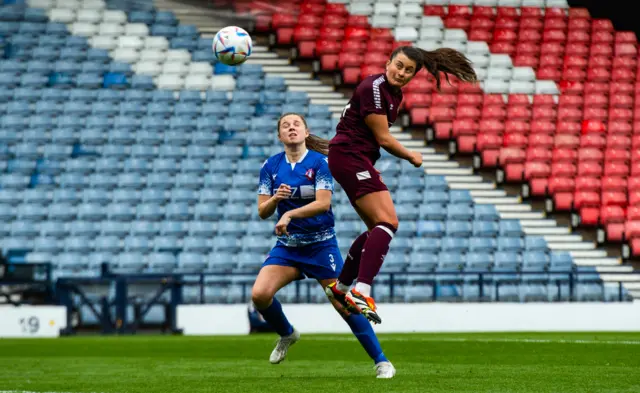 Carly Girasoli scores for Hearts