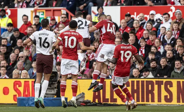 Manchester City's Josko Gvardiol (#24) scoring his side's first goal