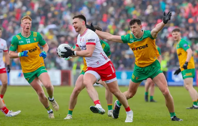 Action between Donegal and Tyrone