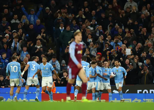 City celebrate as Villa stand stunned