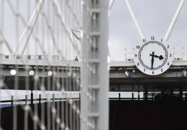 CLock at the Emirates