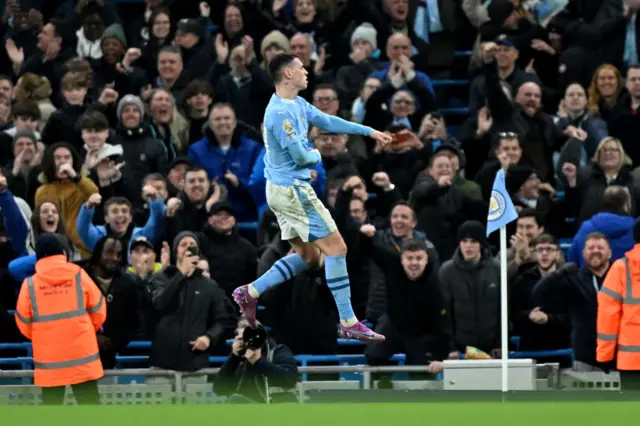 Foden celebrates his goal