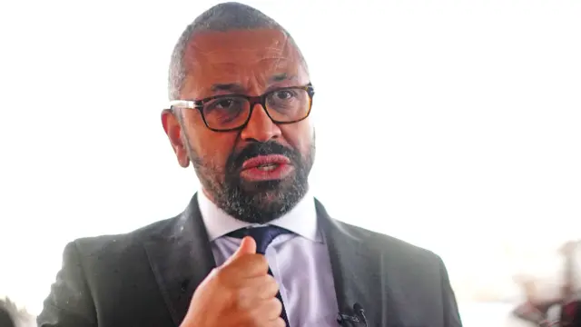 Home Secretary James Cleverly