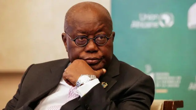 The President of Ghana Nana Akufo-Addo, attends the African Union Summit 37th Ordinary Session, the Assembly of the Heads of State in Addis Ababa, Ethiopia, 18 February 2024.