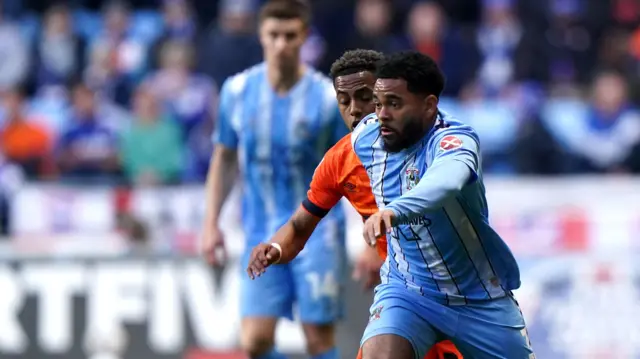 Jay Dasilva in action for Coventry