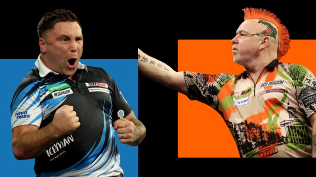 Gerwyn Price and Peter Wright
