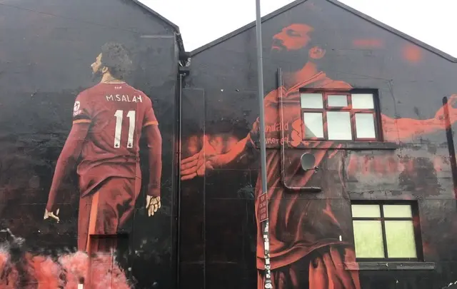 Mohamed Salah mural