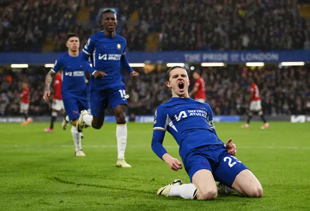 Conor Gallagher celebrates