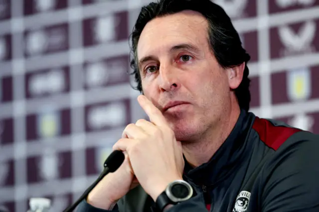 Aston Villa manager Unai Emery