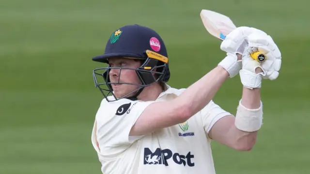 Sam Northeast batting for Glamorgan at Lord's