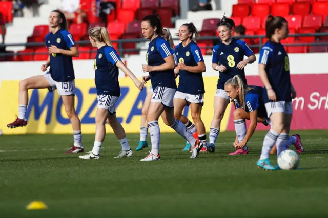 Scotland warm-up