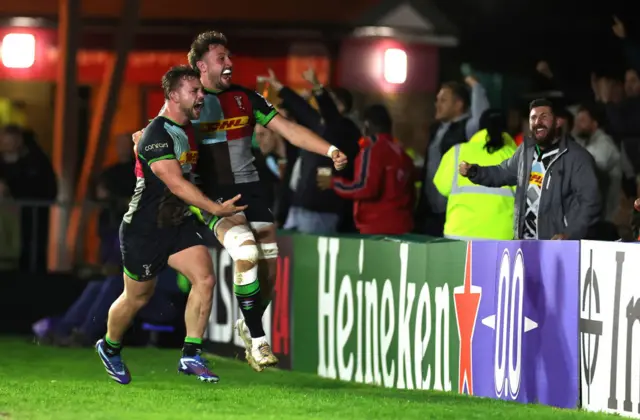 Quins celebrate