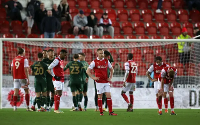 Rotherham look on dejected