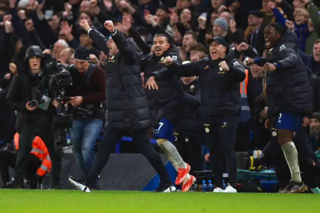 Mauricio Pochettino celebrates