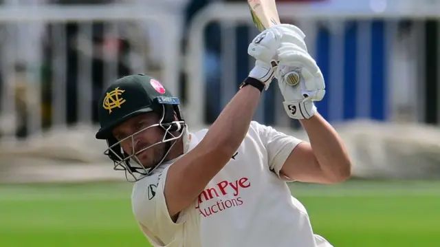 Notts batter Joe Clarke