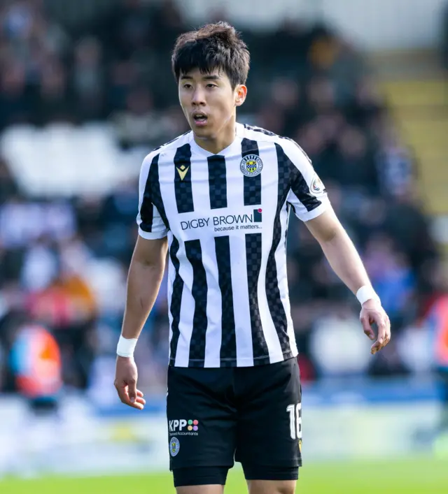 St Mirren player Kwon Hyeok-kyu