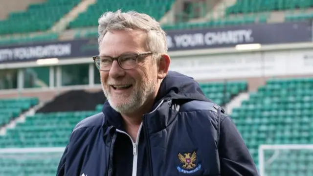 St Johnstone manager Craig Levein at Easter Road