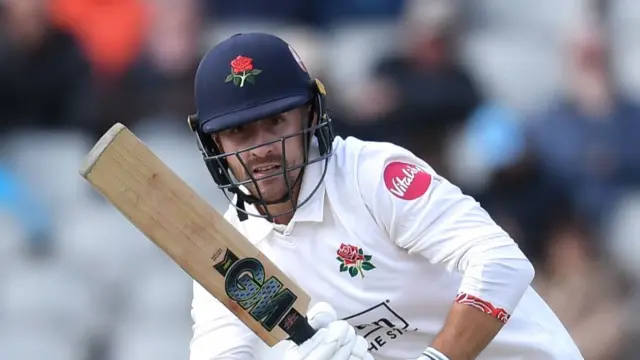 Josh Bohannon batting for Lancashire