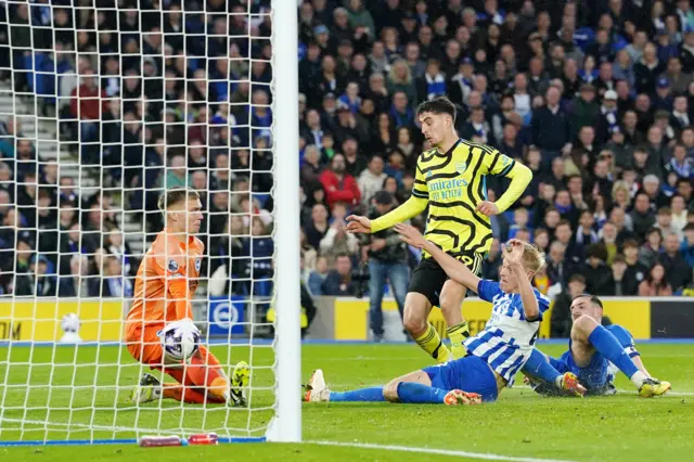 Havertz scores Arsenal's second goal