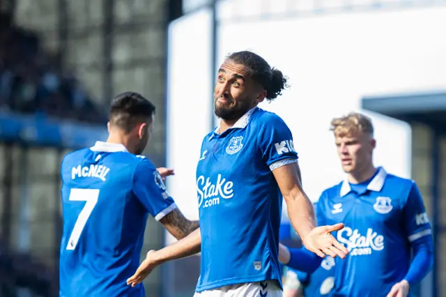 Dominic Calvert-Lewin celebrates